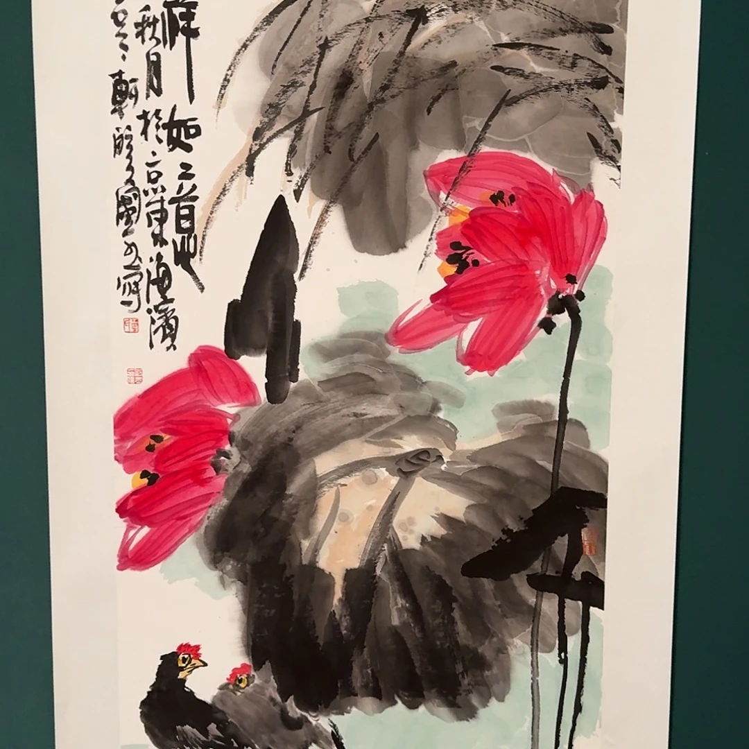 书法单国玉的国画作品