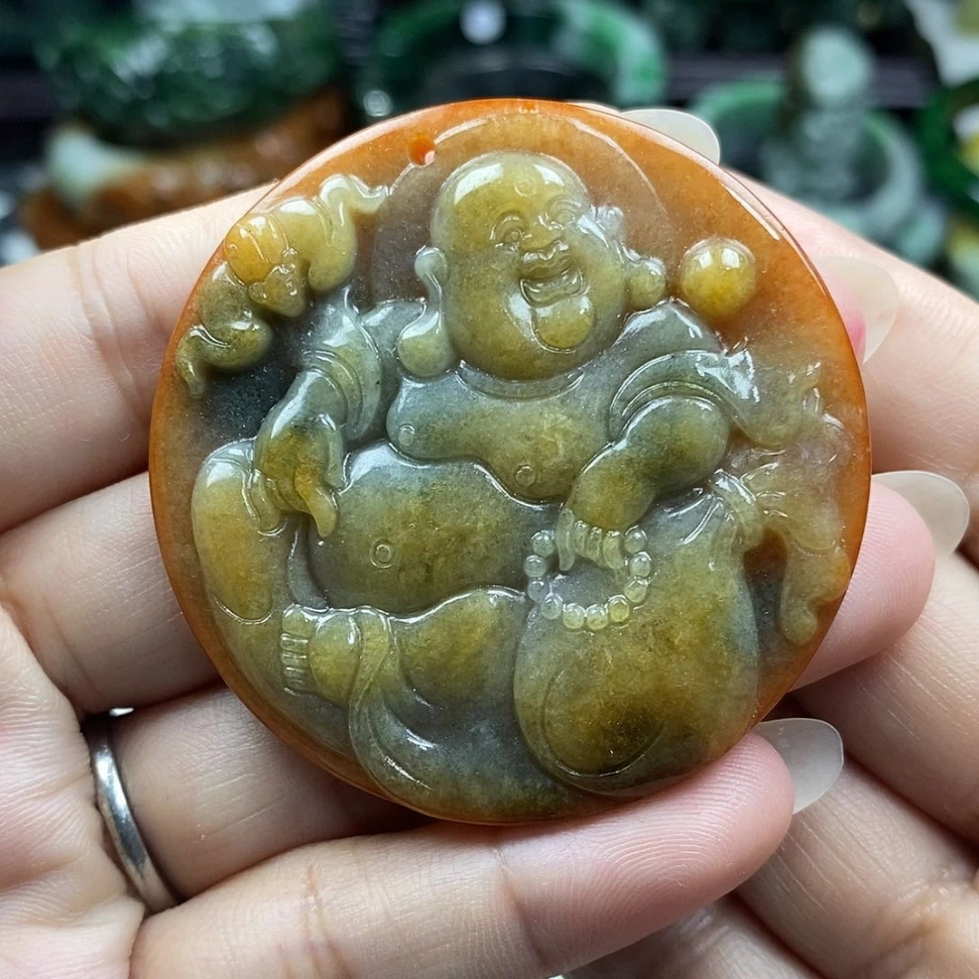 颈饰未镶嵌翡翠牌子