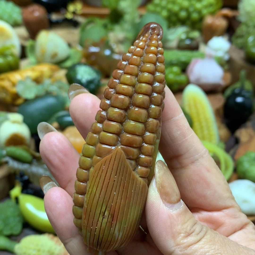 未镶嵌蛇纹石玉手把