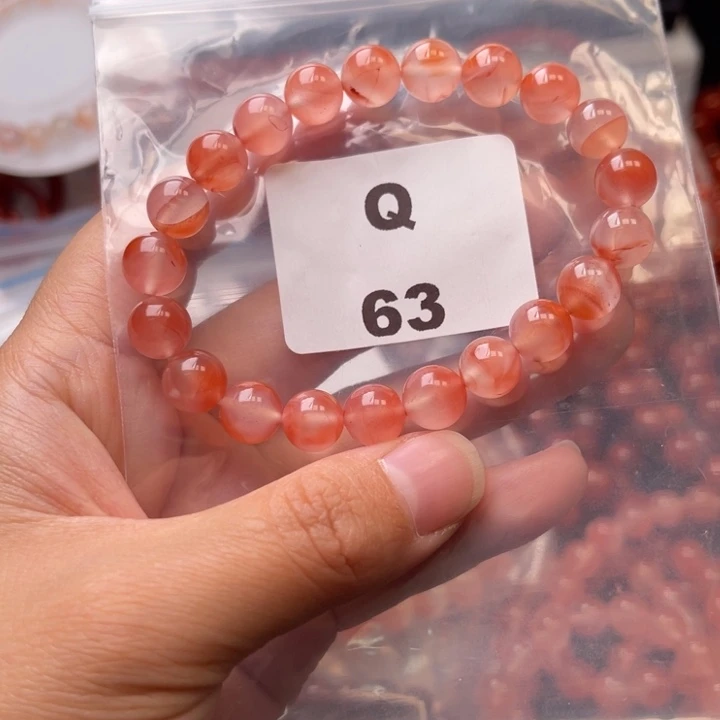 南红玛瑙未镶嵌多样性发货默认微瑕称重9mm