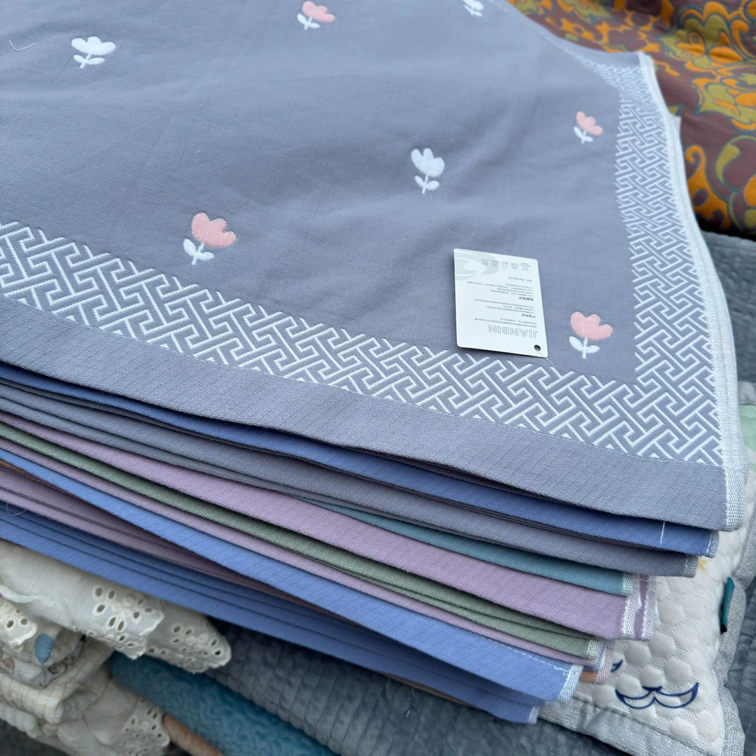 （特价福利枕巾）纯棉枕巾特价福利一对三层吸水吸汗亲肤柔软