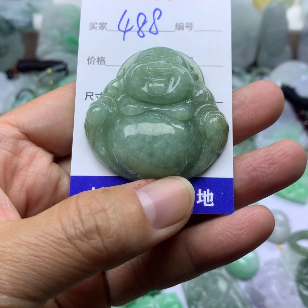 翡翠未镶嵌颈饰缅甸A货翡翠