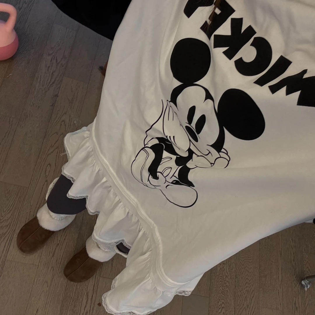 插肩托脸小米长袖休闲时尚