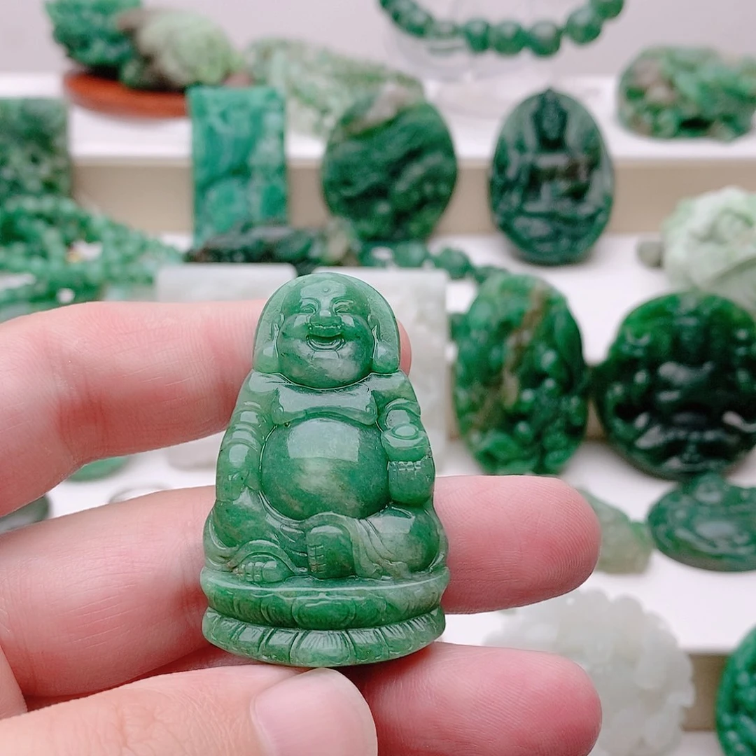 独山玉未镶嵌吊坠