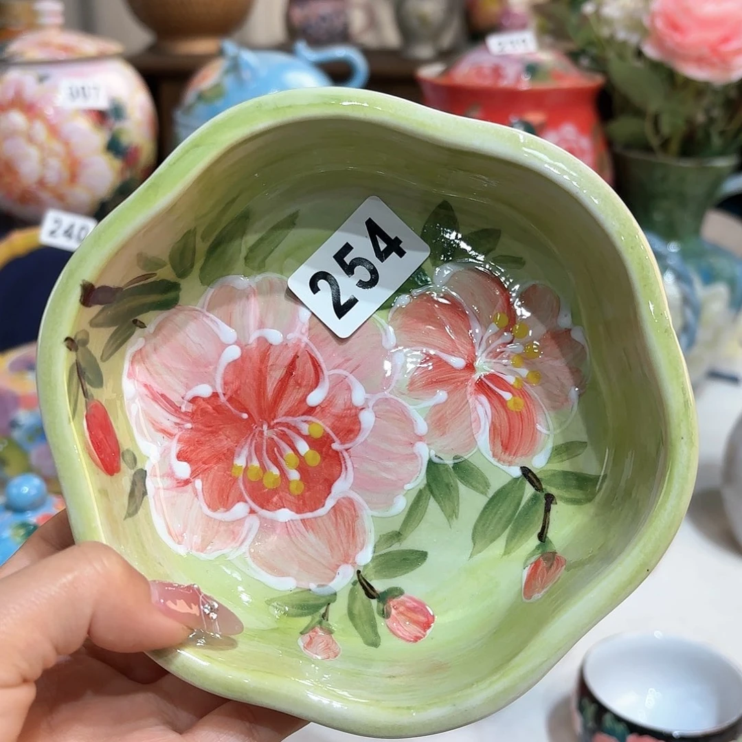 景德镇手绘高温釉下彩陶瓷茶具