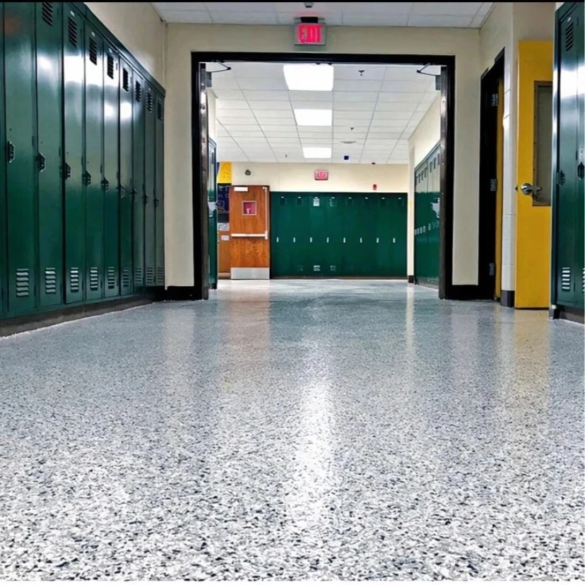 贝西强推【仿大理石】环氧自流平地坪漆水泥地面防滑耐磨