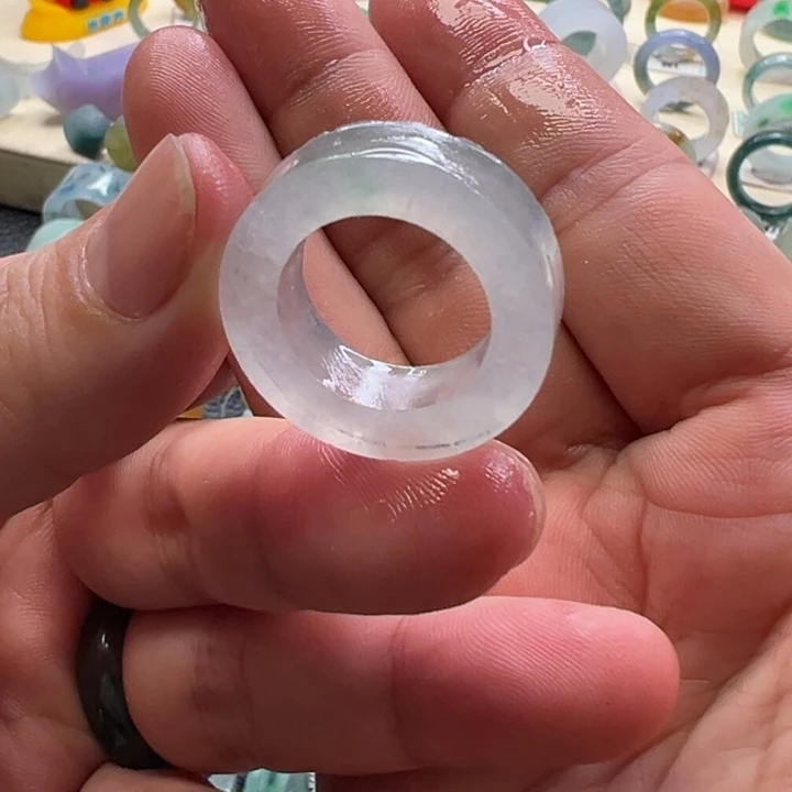 定制翡翠未镶嵌翡翠戒指11-14