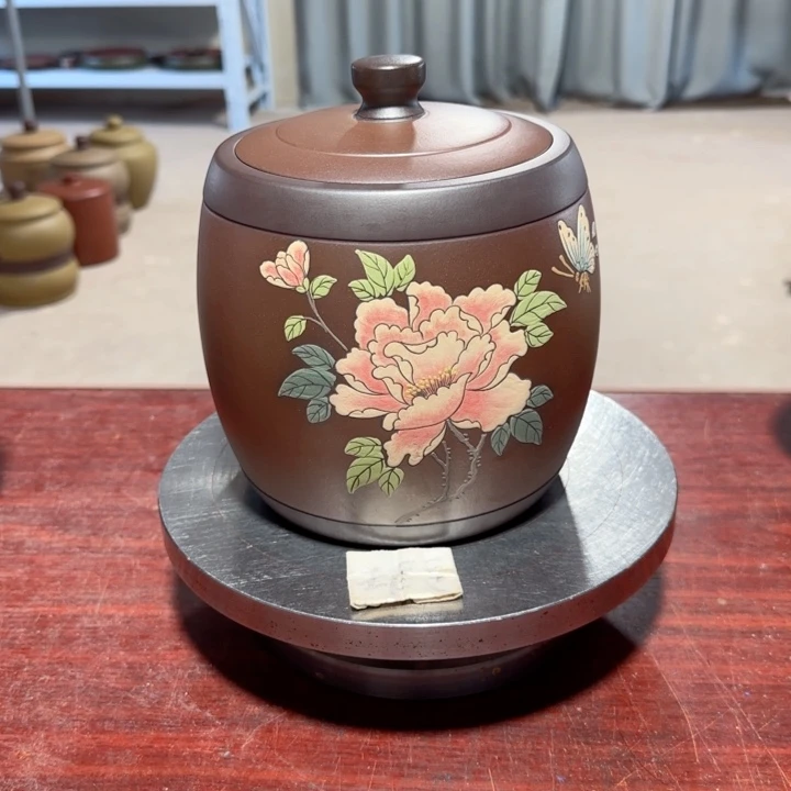 紫砂茶叶罐。。。。。。。。。