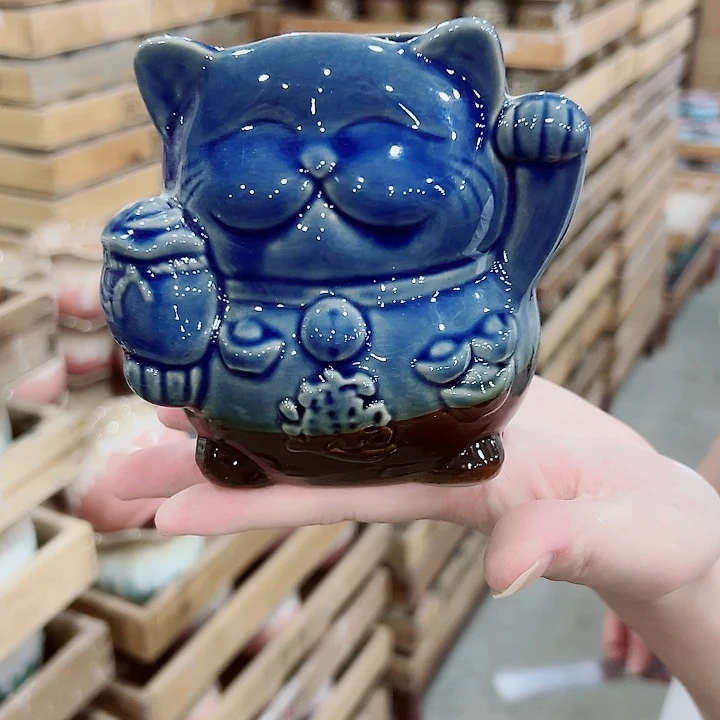 有孔，满10元发货多肉陶瓷花盆