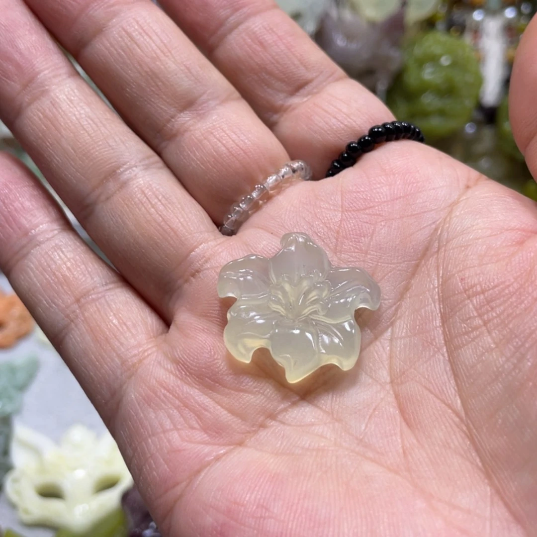 【闪购商品】岫玉颈饰未镶嵌梦****࿐7吊坠