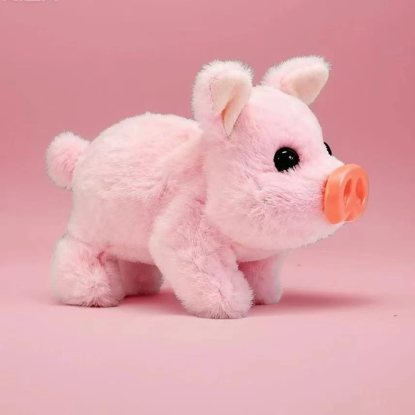 创意仿真电子猪猪宠物电动小猪毛绒玩具多功能会走路的会叫的公仔