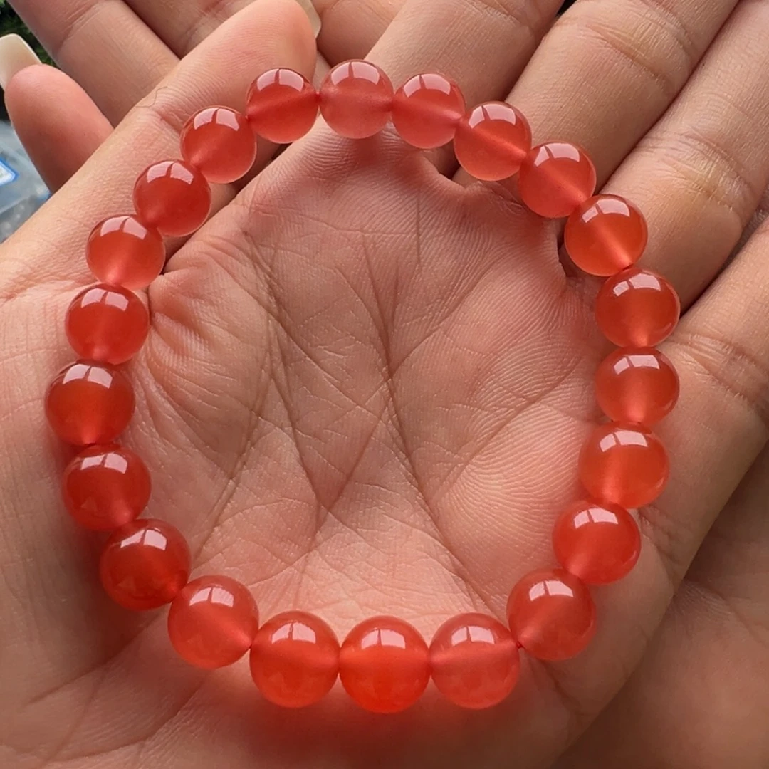 南红玛瑙未镶嵌单圈8