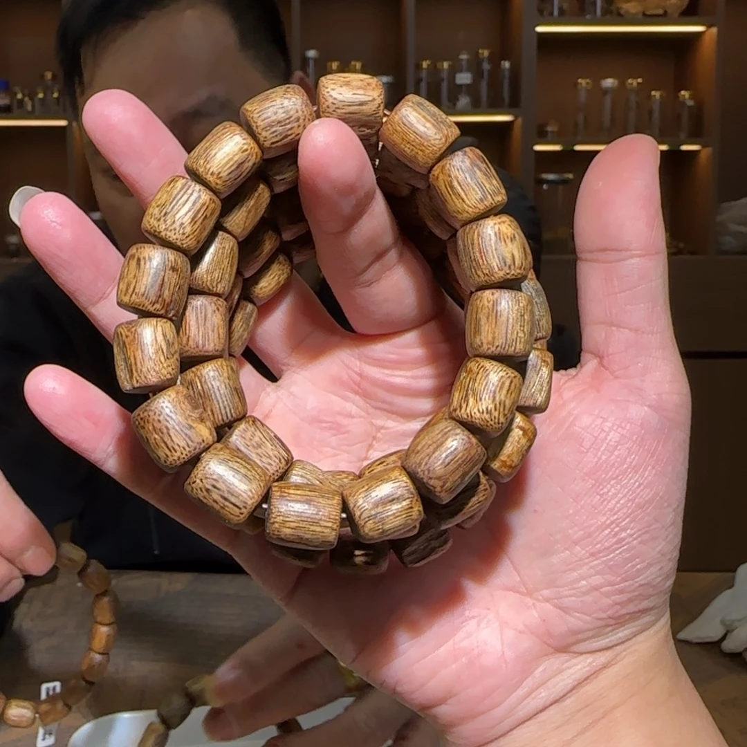 沉香手串单圈白奇树心1.1/10g多样性发一条