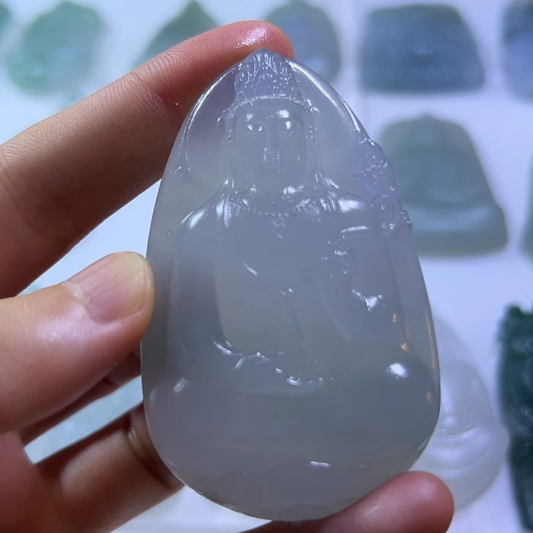 定制翡翠未镶嵌挂件
