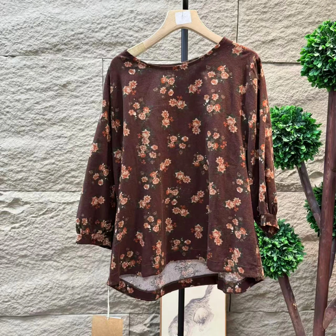 9320新款春季优雅气质减龄T恤小衫QZ