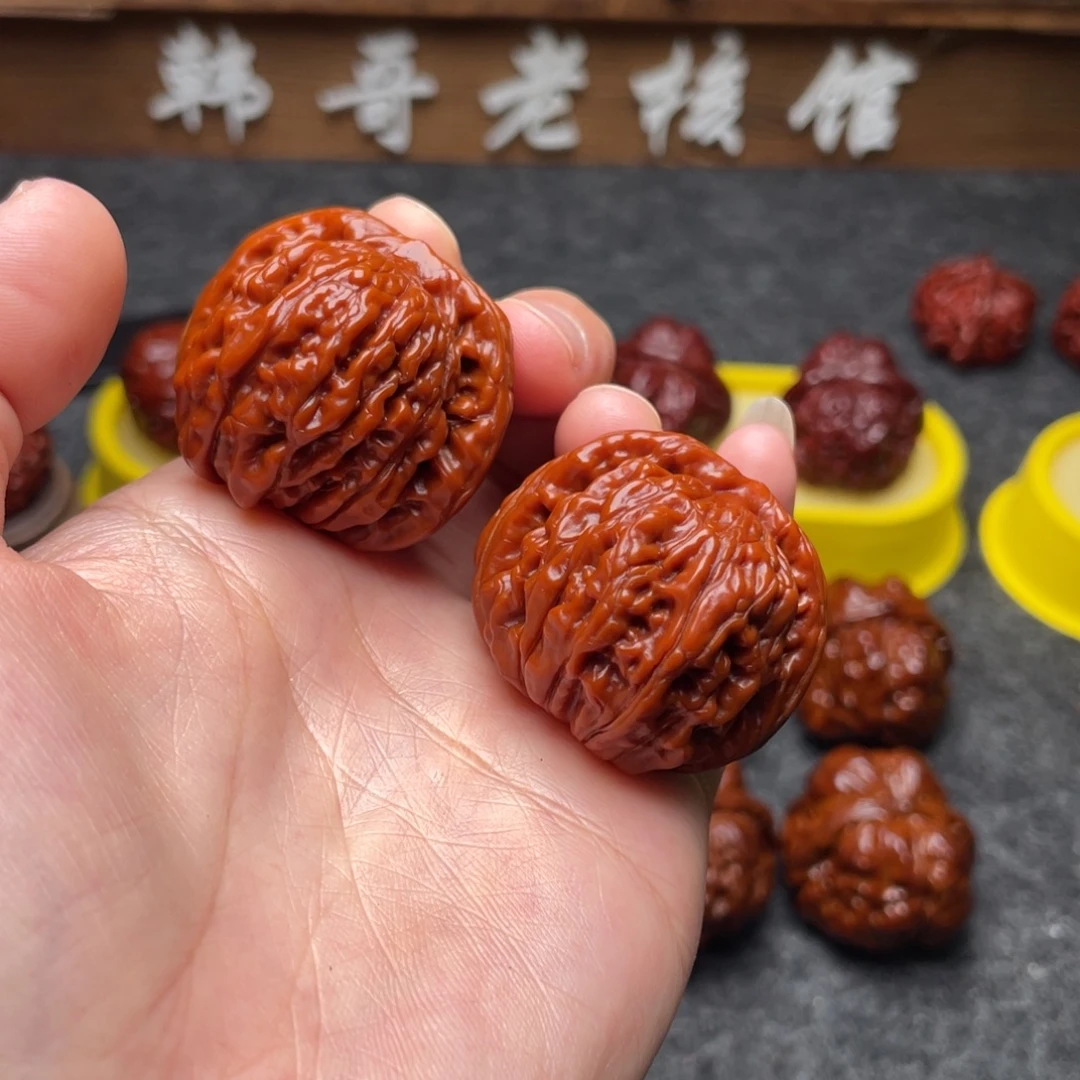 吊坠文玩核桃文玩核桃 手把件 四座楼 38