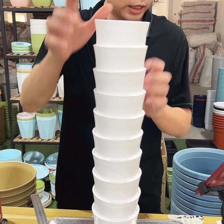竹节口10高10白色10个无托