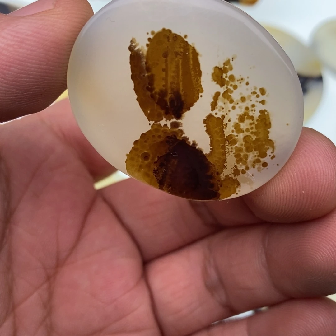 玛瑙/玉髓牌子足银镀金镶嵌