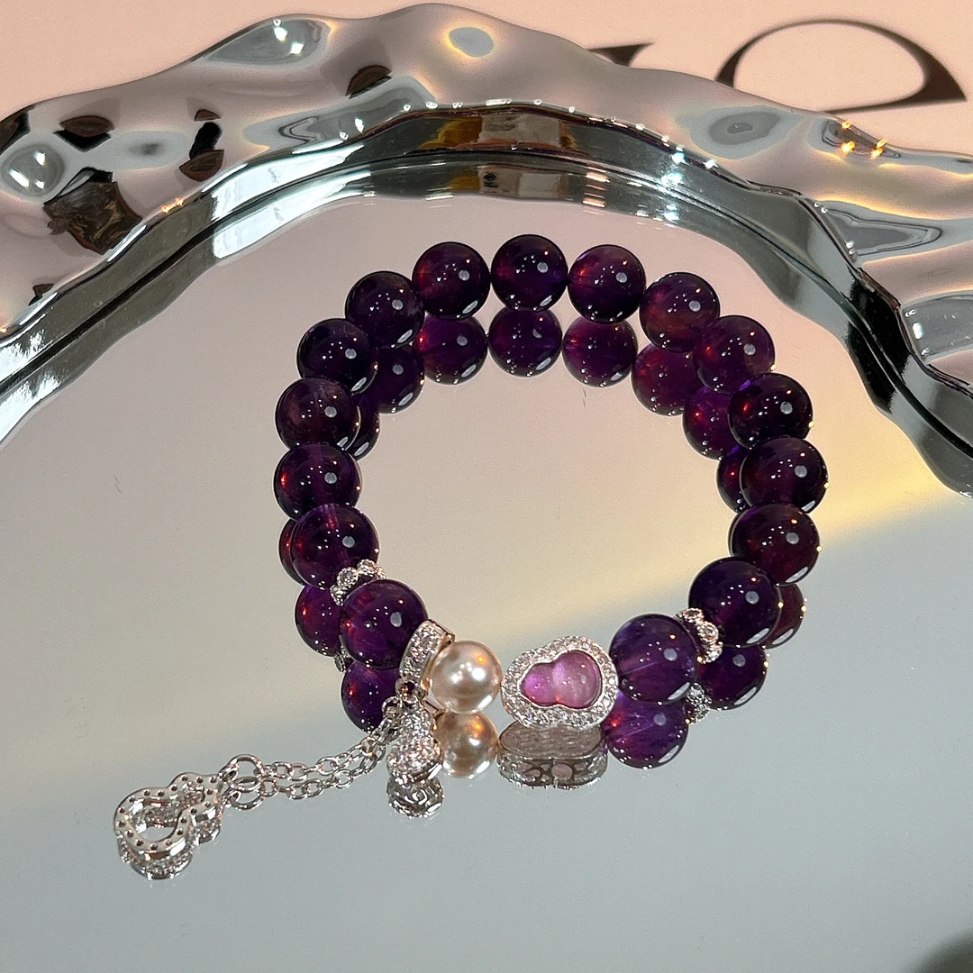 【紫葫芦】乌拉圭天然水晶原创小众设计