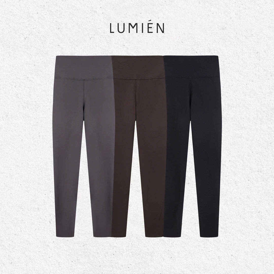 【LUMIEN 新品】“裸感无痕”羊绒蛋白发热提臀高腰瑜伽裤女LX5IKK177
