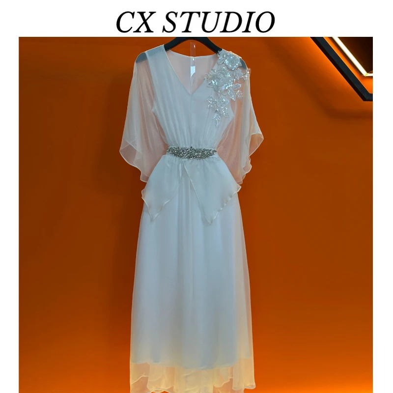 YC编码77 经典收腰轻奢时尚夏季连衣裙（定制连衣裙）TG804