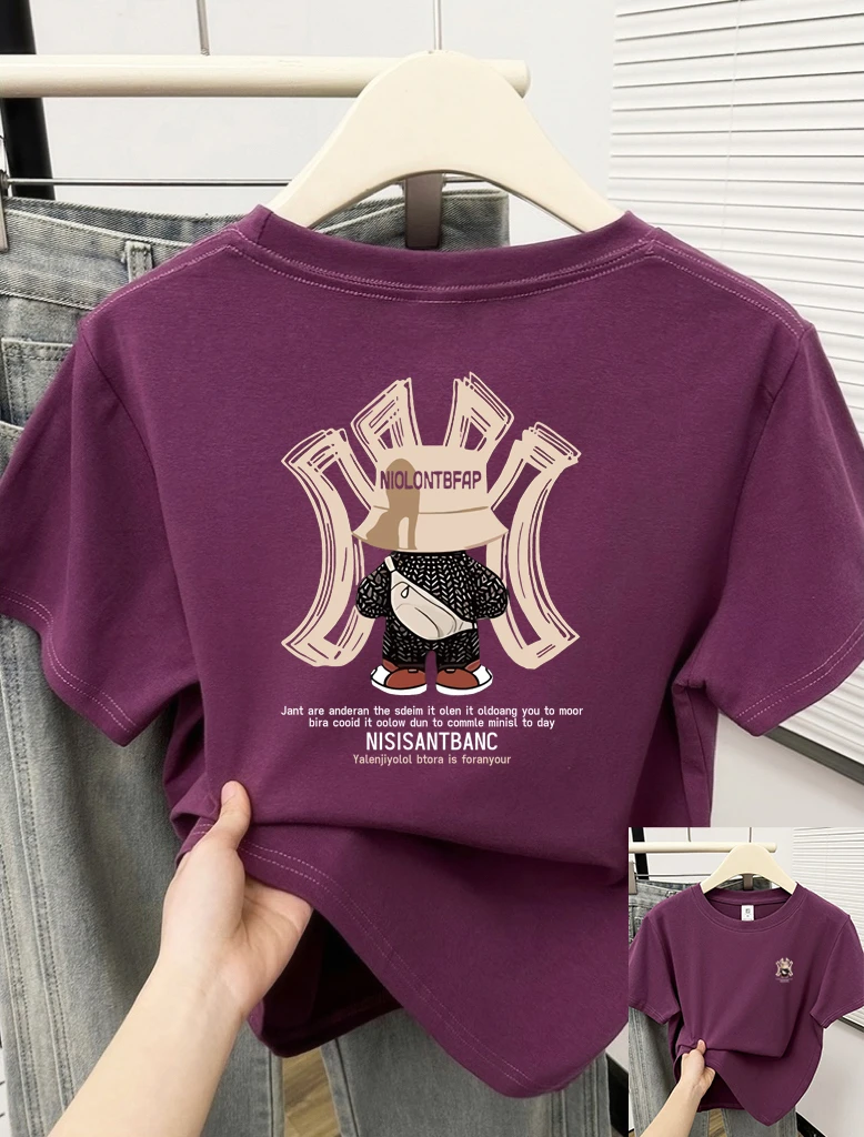 125夏季纯棉新款T恤