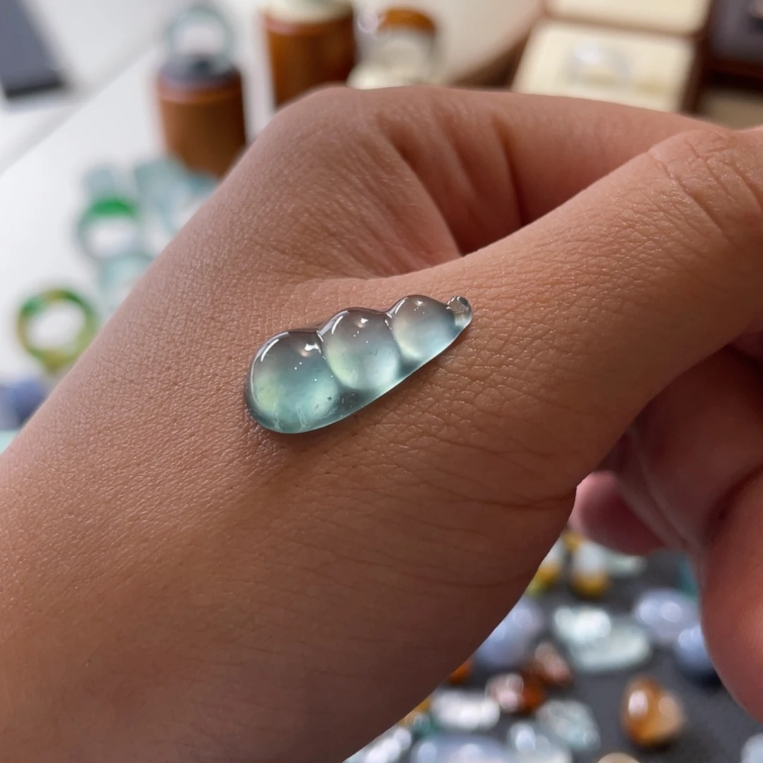 定制翡翠未镶嵌上新