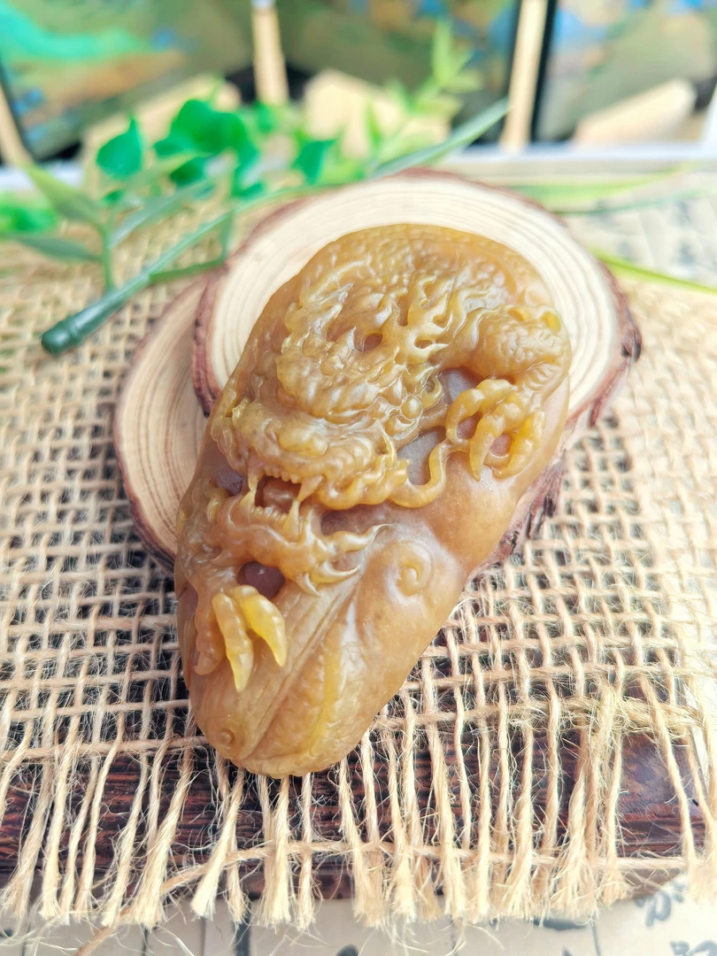 翡翠龙牌 冰种龙牌 鸡油黄天然黄翡 翡翠挂件 缅甸天然翡翠定制