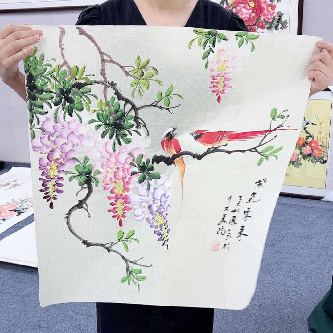 国画宣纸国画纯手绘作品