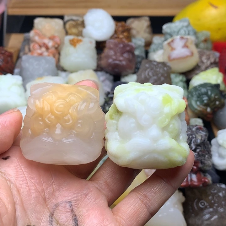 玛瑙/玉髓合金挂件