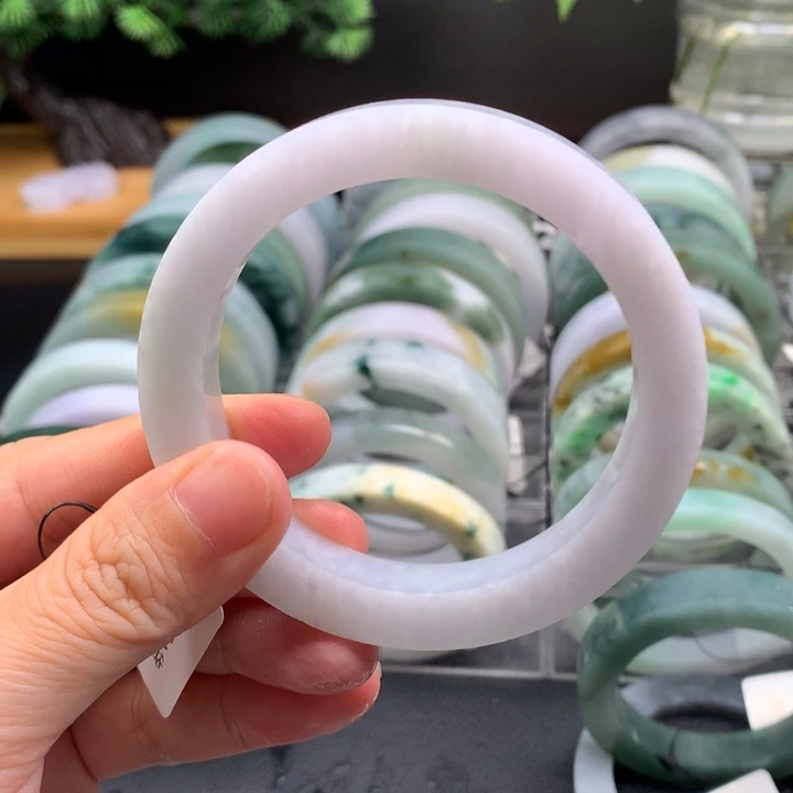 想***夜定制翡翠未镶嵌手镯手镯