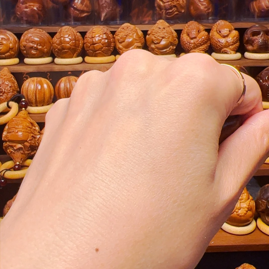 橄榄核手串@**~三面两颗