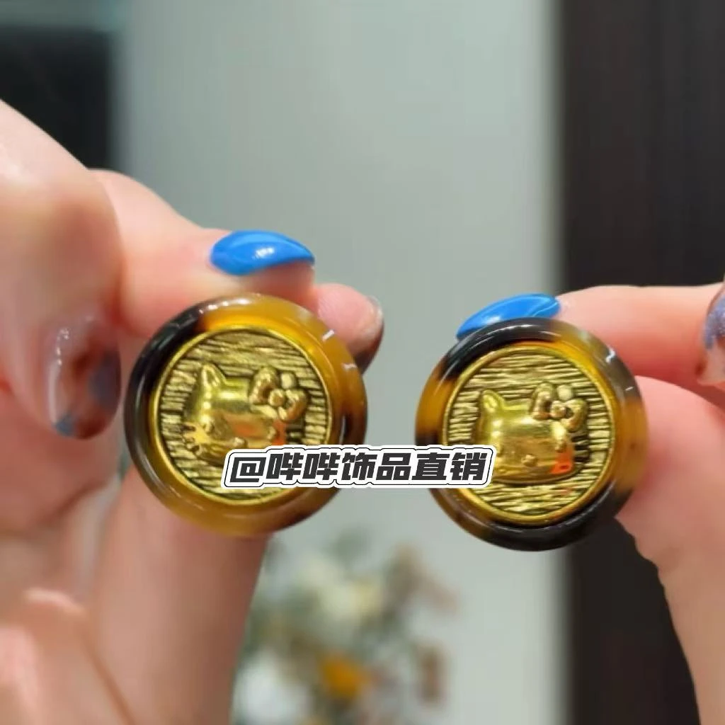 合金耳饰 BIBI【复古KT】耳钉EH122