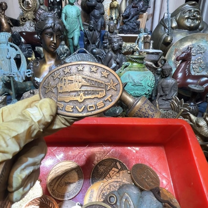 天*大阪回流铜器摆件15