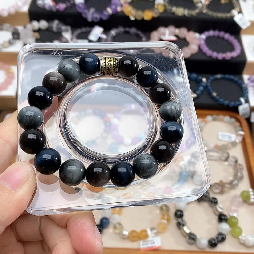 水晶手链未镶嵌纯**性男生多宝12