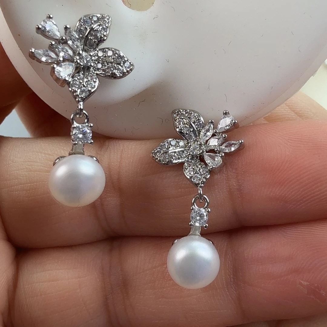 耳饰未镶嵌淡水珍珠