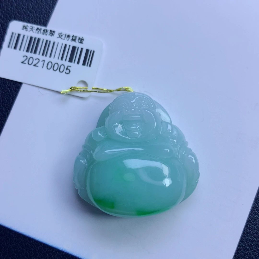 颈饰未镶嵌翡翠佛公