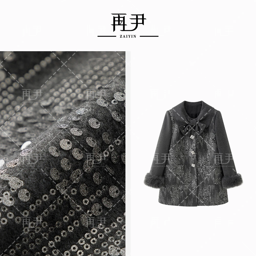 【复苏柏林】小众设计师秋冬定制时尚加厚气质轻奢外套G24DT021070