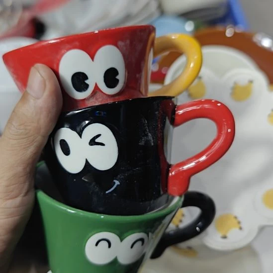 瓷片陶瓷杯碗盘微瑕介意慎拍