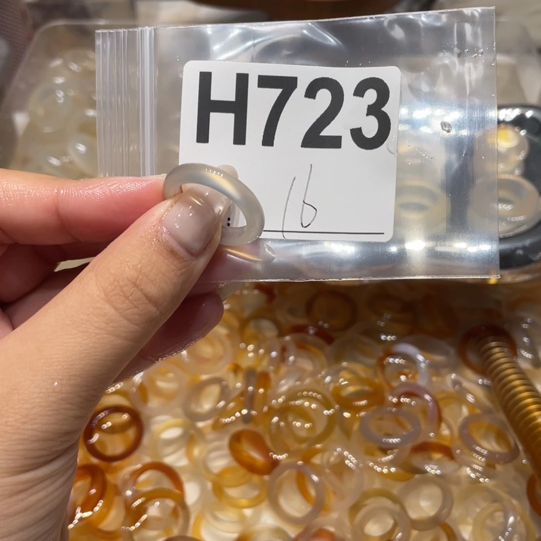 玛瑙/玉髓未镶嵌戒指723