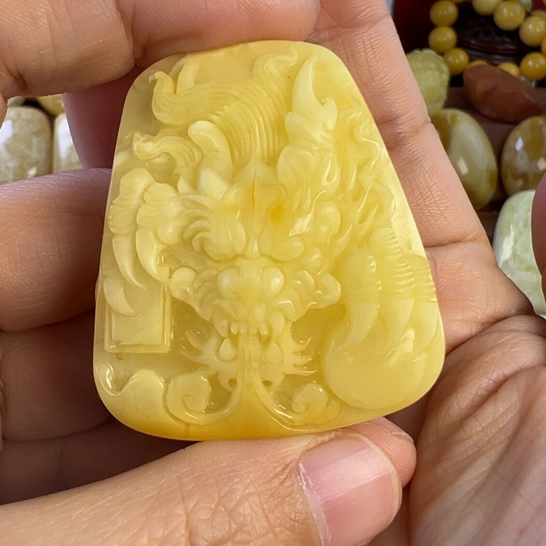 蜜蜡吊坠(不含链)未镶嵌