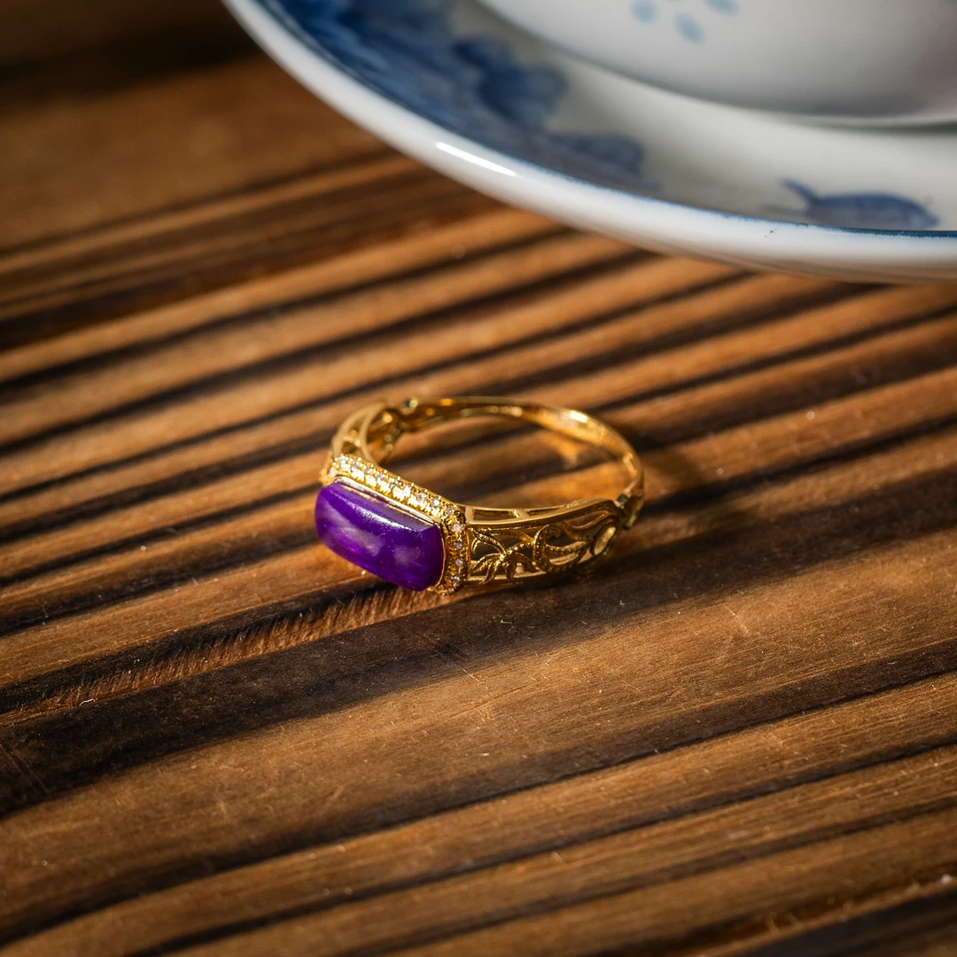 世间臻宝-18K金舒俱来戒指/多样性发/P6308/