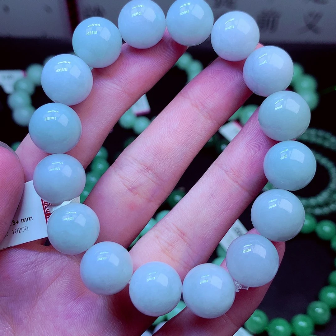 翡翠未镶嵌毛衣链