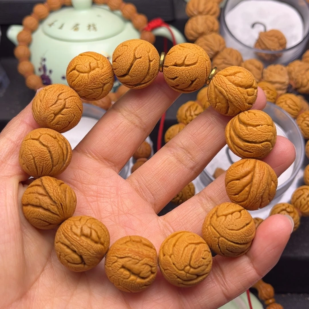 桃核吊坠龙纹桃核