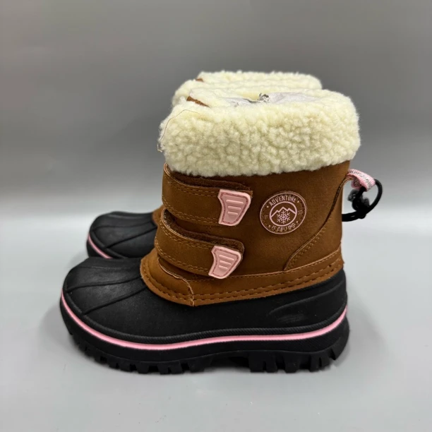全新未使用  棕色 2424 加毛加厚 过冬雪地靴