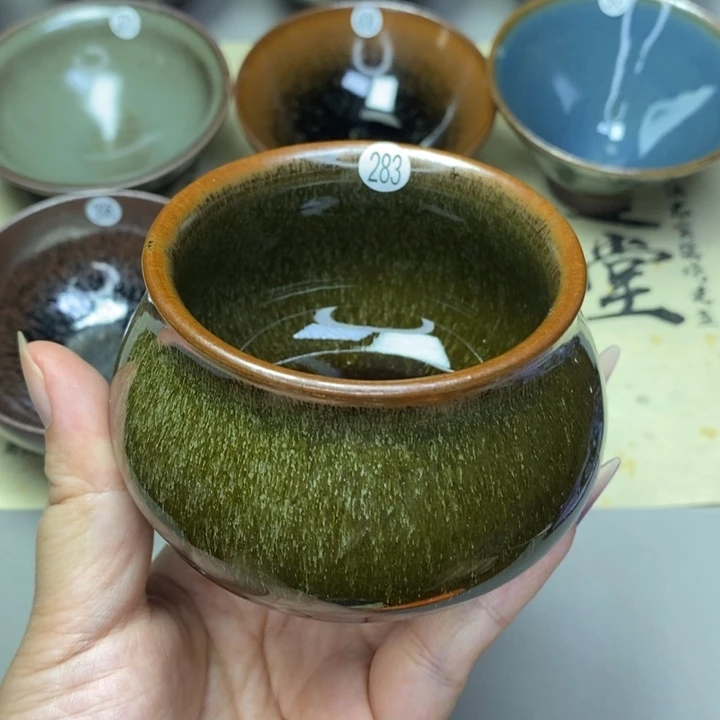 茶盏建窑建盏主人杯