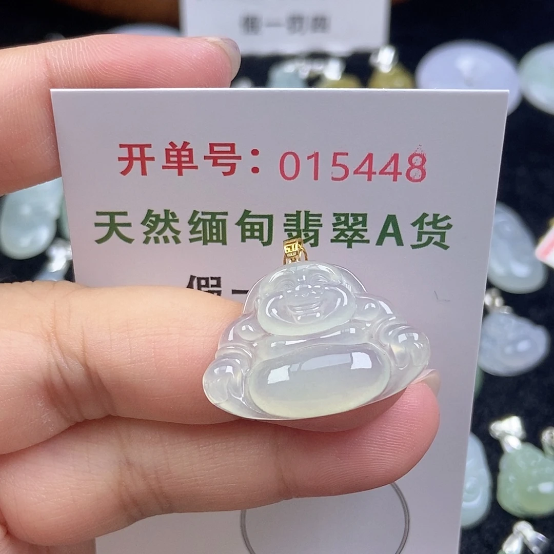 翡翠未镶嵌颈饰天然