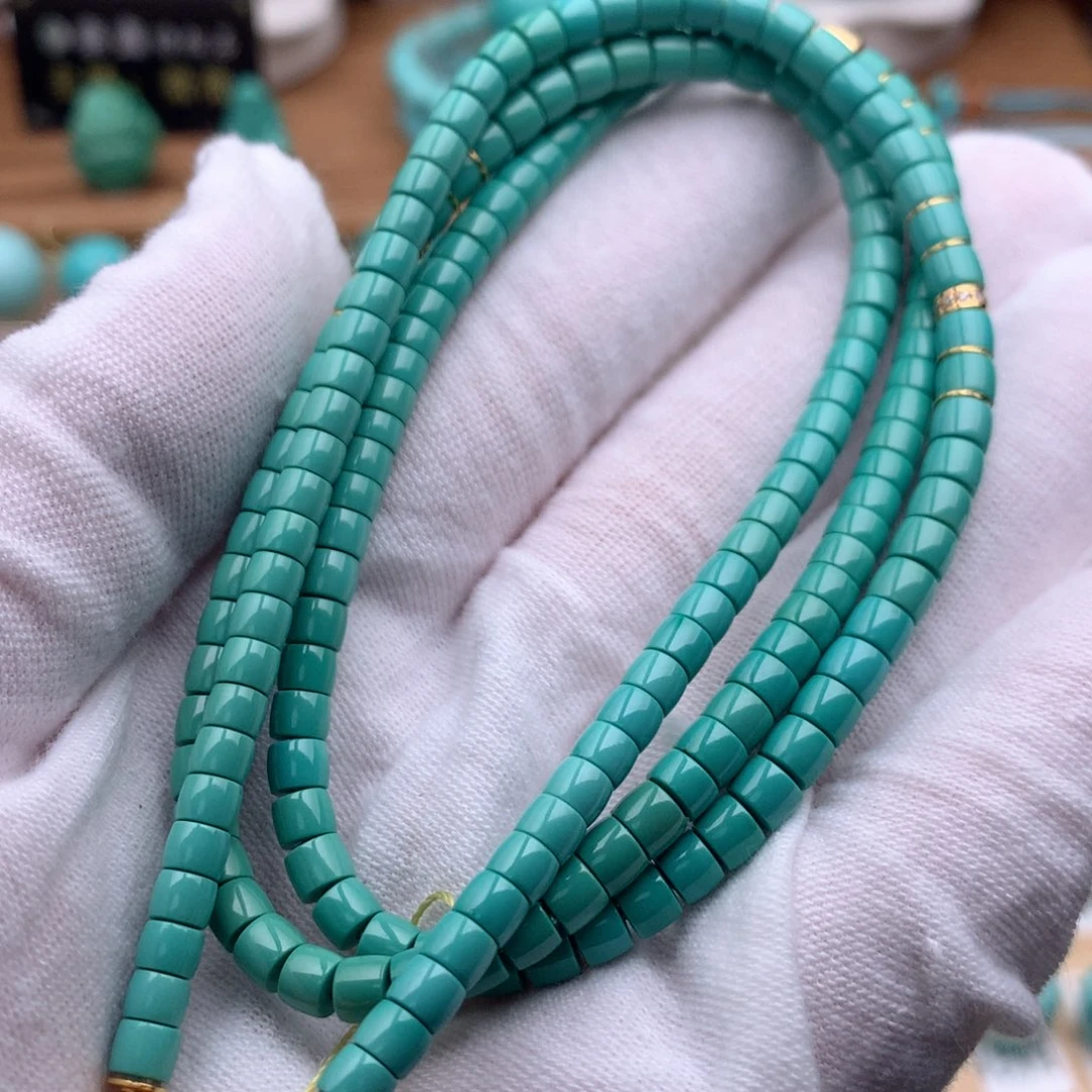 绿松石18K金镶嵌珠宝奇石