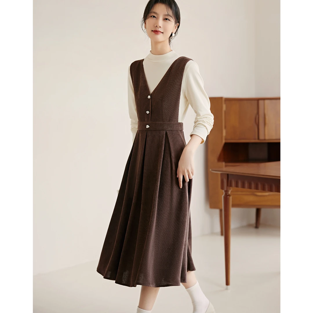 XWI/欣未【直播】优雅通勤连衣裙套装2025春季慵懒别致连衣裙套装女