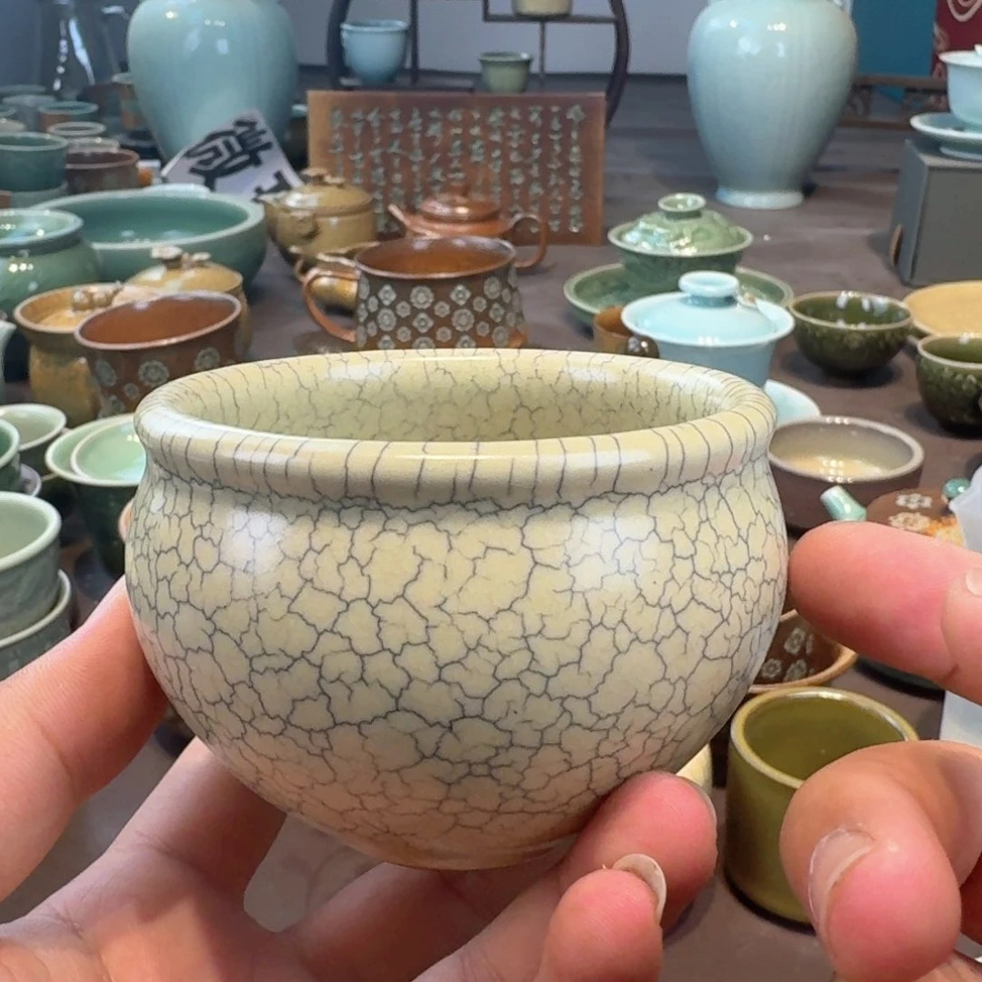 龙泉青瓷茶具微瑕